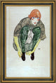 Egon Schiele Crouching Figure (Valerie Neuzil)