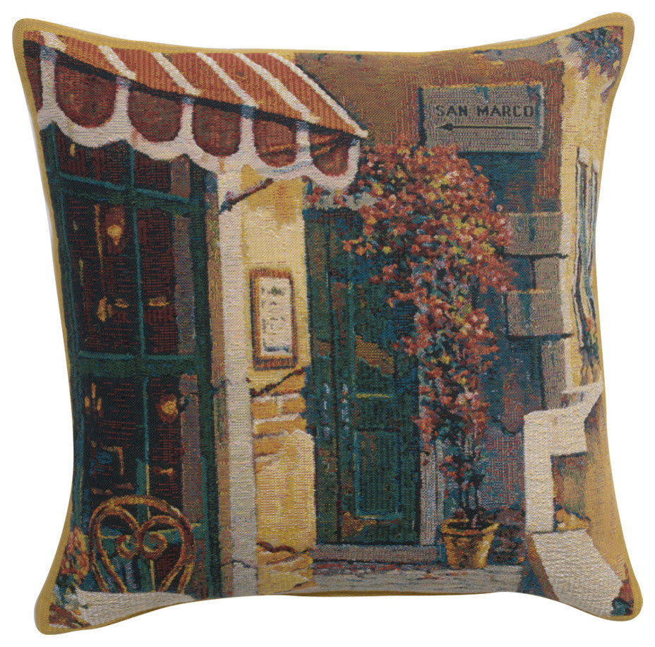 Passage to San Marco I Decorative Couch Pillow Cover