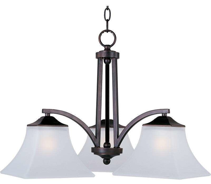 Maxim Aurora 3-Light Chandelier Oil Rubbed Bronze - 20094FTOI