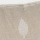 Enya Beige & Cream Fabric Patterned Decorative Pillow Cover