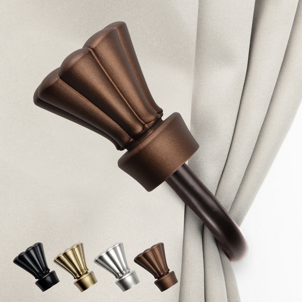 Pasha Curtain Holdback Pair, Cocoa