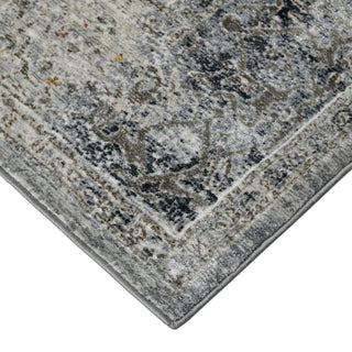 Fairmont Hennasie Area Rug, Silver, 5'3" x 7'10", Bordered