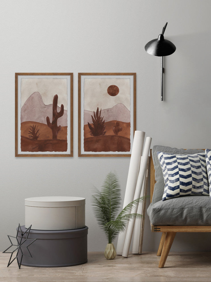 The Red Sands Diptych, Set of 2, 24x36 Panels