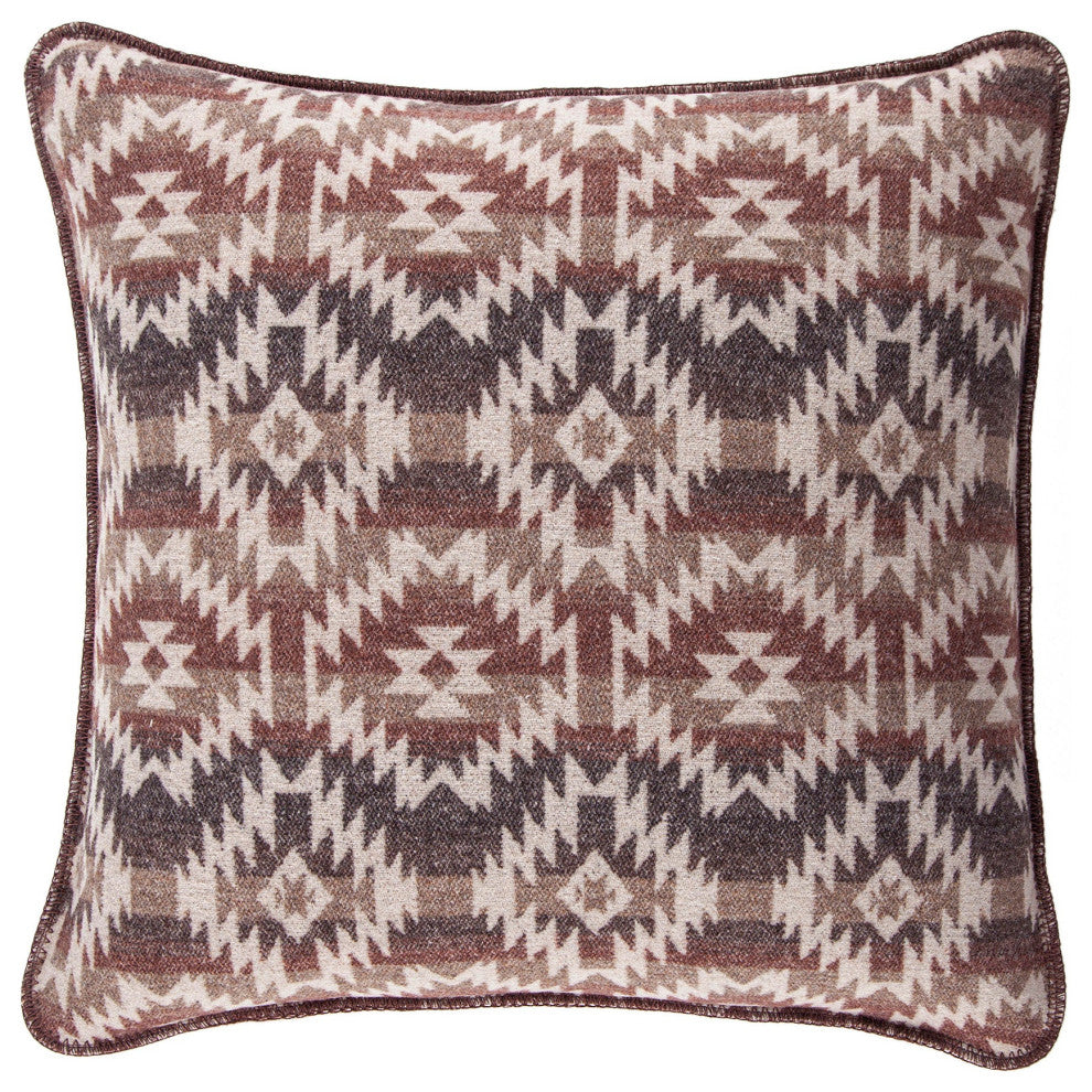 Mesa Wool Blend Square Pillow, 22" x 22", 1PC