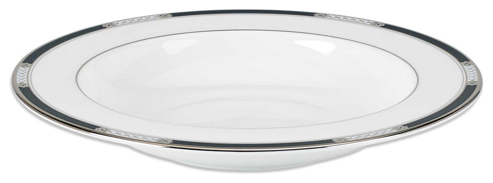 Lenox Hancock Platinum White Rim Soup Bowl