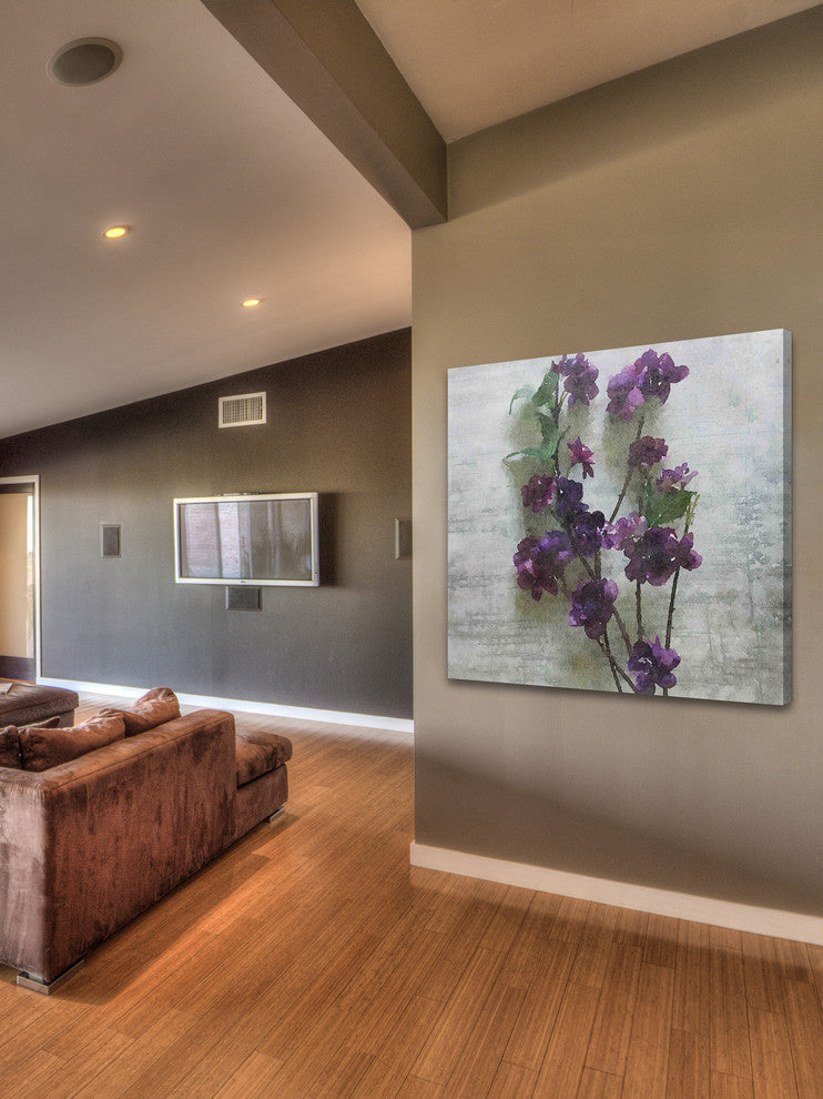 "Purple Garden 2" Print on Canvas by Irena Orlov