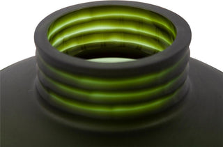 Traditional Karo Forest Green Textured Vases