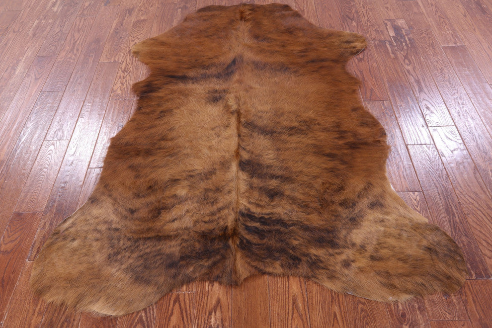 6' 2" X 5' 2" Natural Cowhide Rug C2318
