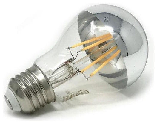 LED Silver Bowl Clear Light Bulb - A19 - 4 Watt - 400 Lumens - Dimmable