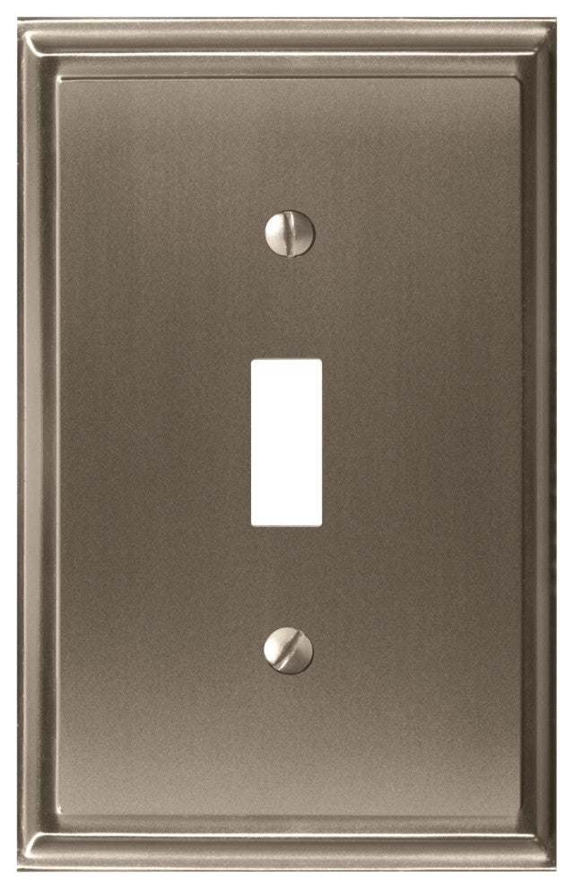 Amerock 1 Toggle Wall Plate, Satin Nickel