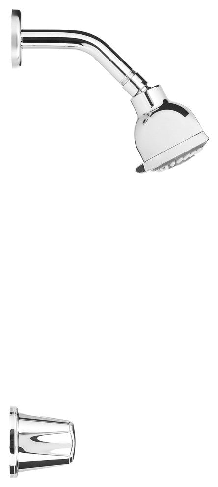 Pfister 2-Handle Tub and Shower Faucet, Metal Verve Knob Handles, Chrome