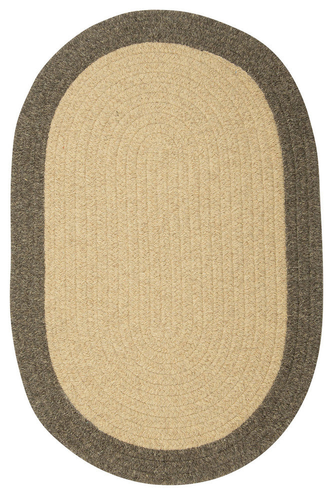 Colonial Mills Hudson HN41 Beige All-Natural/Eco Area Rug, Round 10'x10'