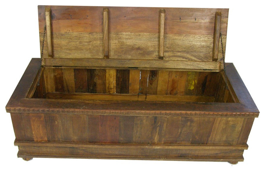 Rectangular Trunk Traditional Coffee Table