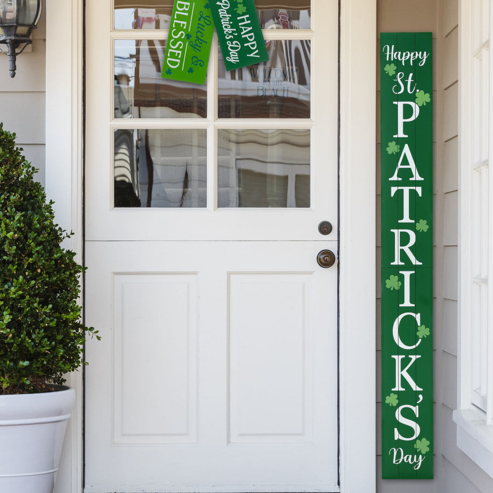 60" Wooden St. Patrick's Porch Sign