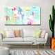 Multi Color Pattern' Ready2HangArt Canvas by Leslie Owens, 40"x20"