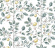Limoncello Toile Forest Wallpaper