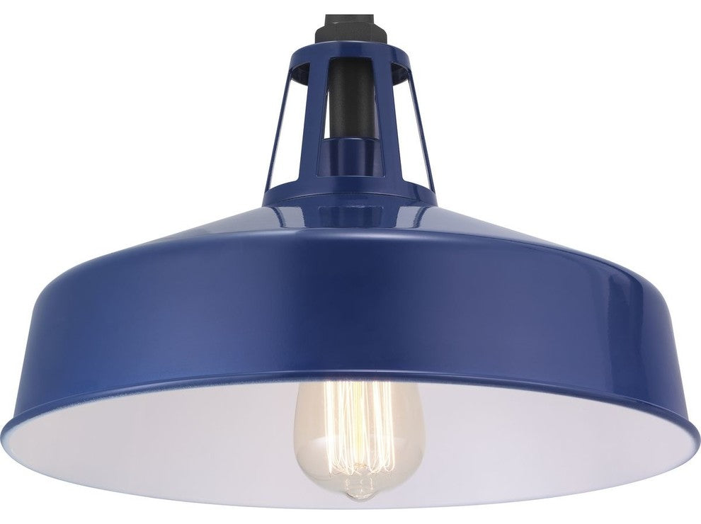 Cedar Springs Collection 1-Light Extra Large Wall Lantern, Navy