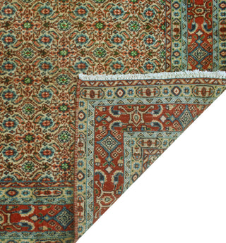 Fine Vintage Distressed Layken Rust/Beige Rug, 3'0 x 4'11