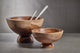 Amadea Wooden Footed Bowl, Small