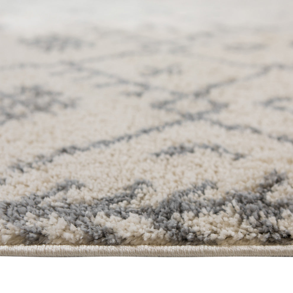 Aspen Emara Shag Polypropylene Area Rug, 2'2" X 10'
