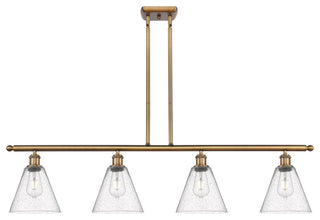 Innovations 516-4I-BB-GBC-84 4 Light Island Light, Brushed Brass