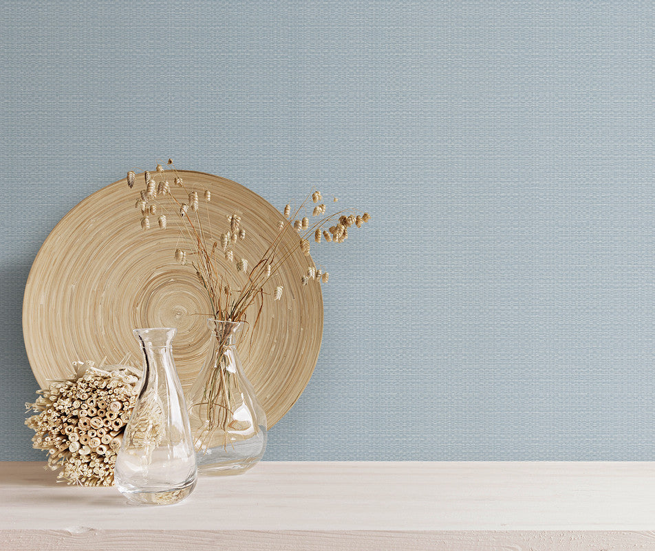 Shimmering Linen Wallpaper, Ivory
