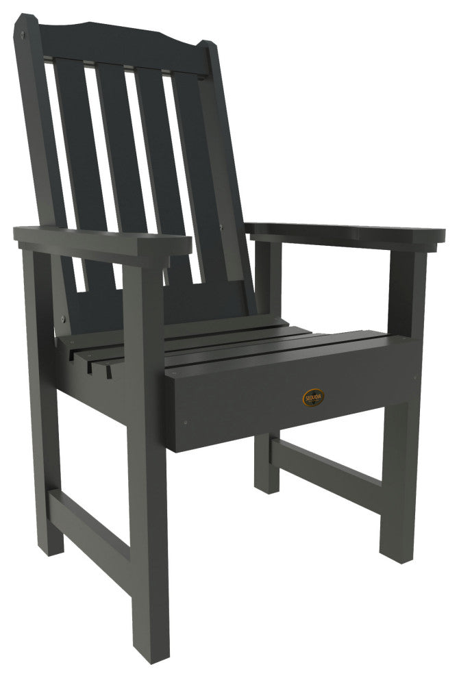 Springville Dining Arm Chair, Black