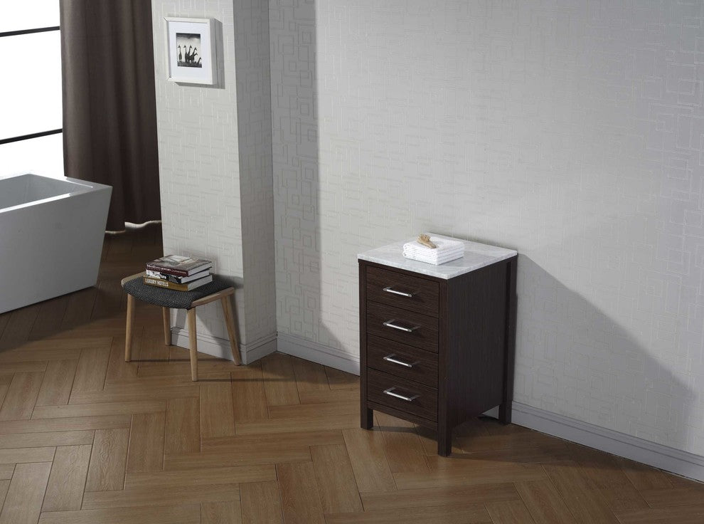 Dior 18" Side Cabinet, Espresso