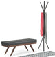 Chanelle Mid Century Ottoman Bench