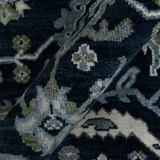 Bristol Harrow Area Rug, Blue, 12' x 15', Bordered