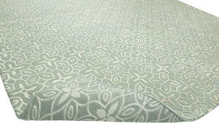 Valencia Handmade Green Area Rug,Green 2' X 3'
