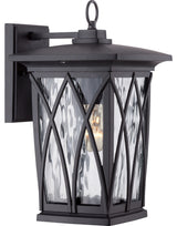 Grover 1-Light Outdoor Lantern, Mystic Black