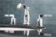 Widespread Bathroom Faucet, Retail Pop-Up, Polished Chrome