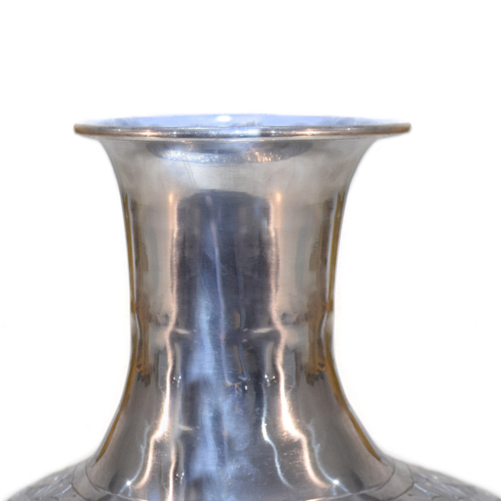 Handmade Aluminium Traditional Floor Flower vases For Indoor, Gold
