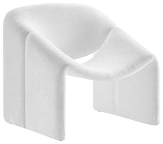 Vivi Chenille Upholstered Accent Chair - Frost
