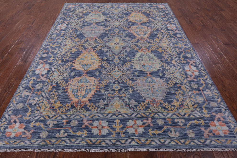 8' 1" X 10' 5" Turkish Oushak Handmade Rug - Q13298