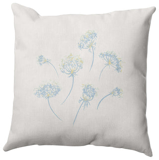Just Dandy Outdoor Pillow, Light Blue, 20"x20"