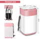 Costway 8lbs Portable Fully Automatic Washing Machine W/ Drain Pump Pink