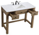 42" ADA Compliant Bathroom Vanity, Natural Oak