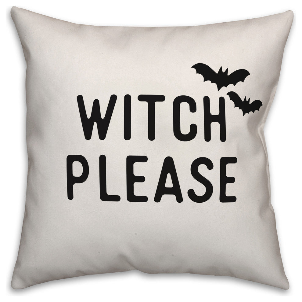 Witch Please 18"x18" Throw Pillow Cover