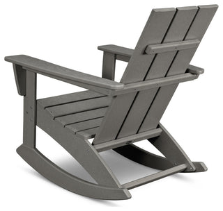 POLYWOOD Modern Adirondack Rocking Chair, Green