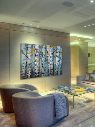 Touched by Gold I Print on Canvas, 152x101 cm