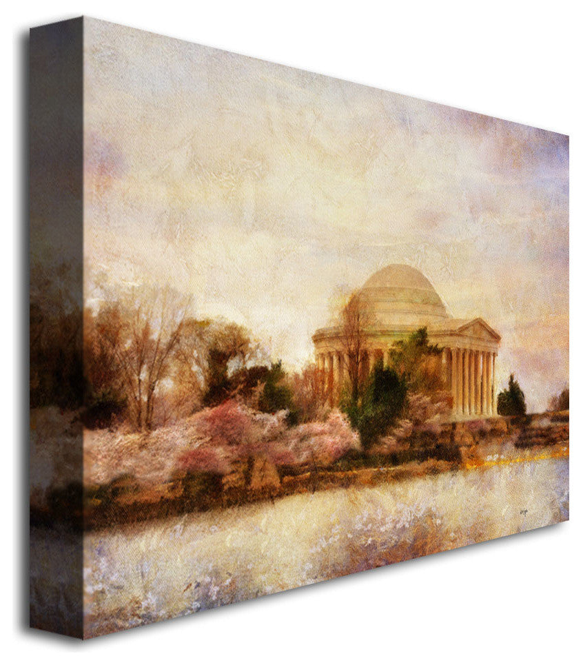'Thomas Jefferson Memorial' Canvas Art by Lois Bryan