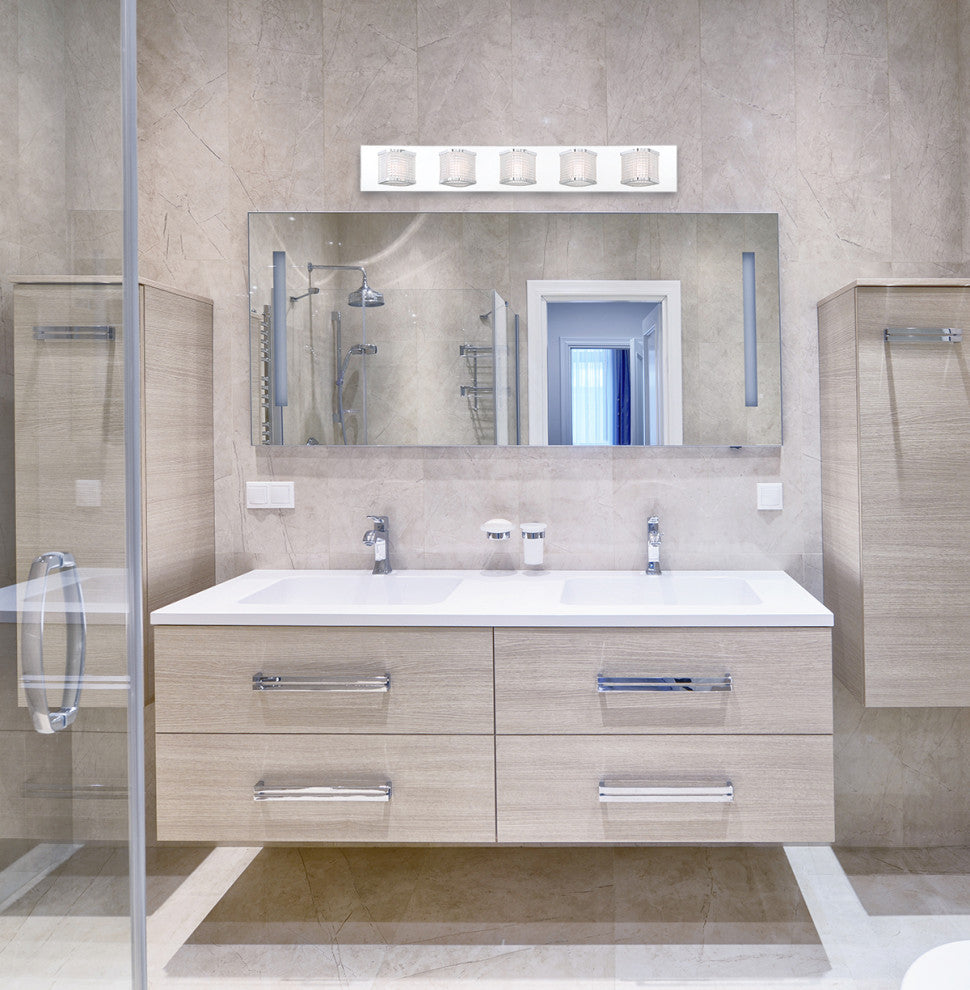 5 Light Transitional Vanity