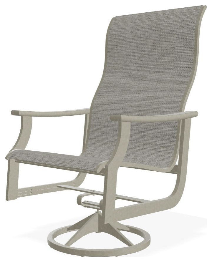 St. Catherine Sling Outdoor Supreme Swivel Rocker, Burke/Storm