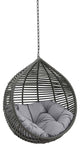 Garner Teardrop Outdoor Patio Swing Chair Without Stand - Gray Gray