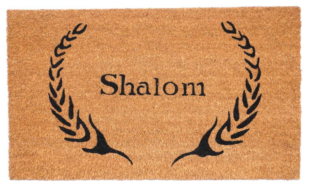 Shalom Doormat, 17"x 29", 24"x48"