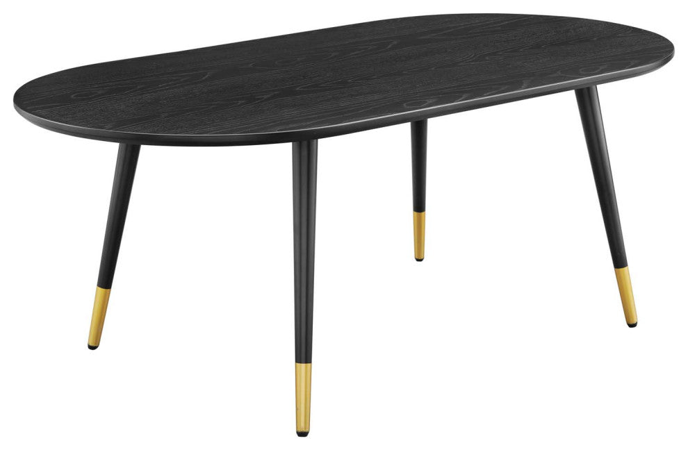 Vigor Oval Coffee Table - Black