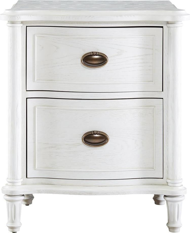 Traditional Amity Nightstand in Cotton Finish