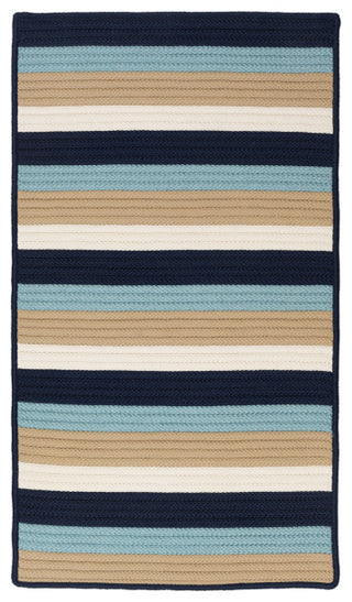 Colonial Mills Rug Norwood Navy Blue Rectangle